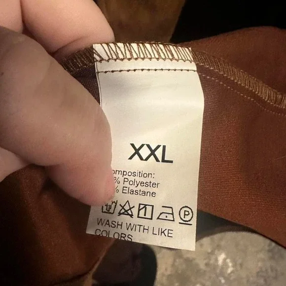 Brown suede jacet - Picture 3 of 4